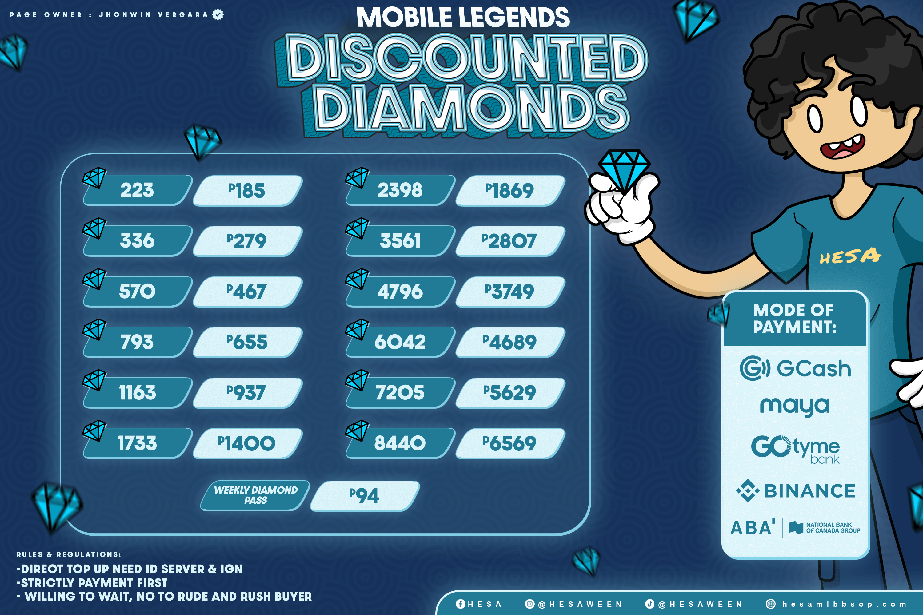 DISCOUNTED DIAMONDS